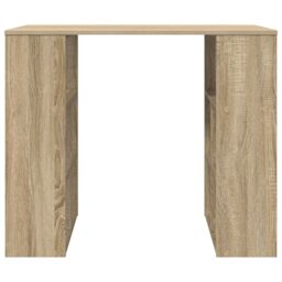 Berkfield Home Corner Desk Sonoma oak MDF Medium Sonoma Oak Corner Desk in Brown - thumbnail 4