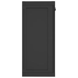 Berkfield Home Outdoor Storage Cabinet Black 65x37x85 cm PP - Size: 65 x 37 x 85 cm - thumbnail 5