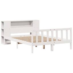 Berkfield Home Bookcase Bed without Mattress White 160x200 cm Solid Wood Pine - thumbnail 3