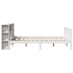 Berkfield Home Bookcase Bed without Mattress White 160x200 cm Solid Wood Pine - thumbnail 7