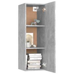 Berkfield Home TV Cabinet Concrete Grey 30.5x30x90 cm Engineered Wood - thumbnail 8