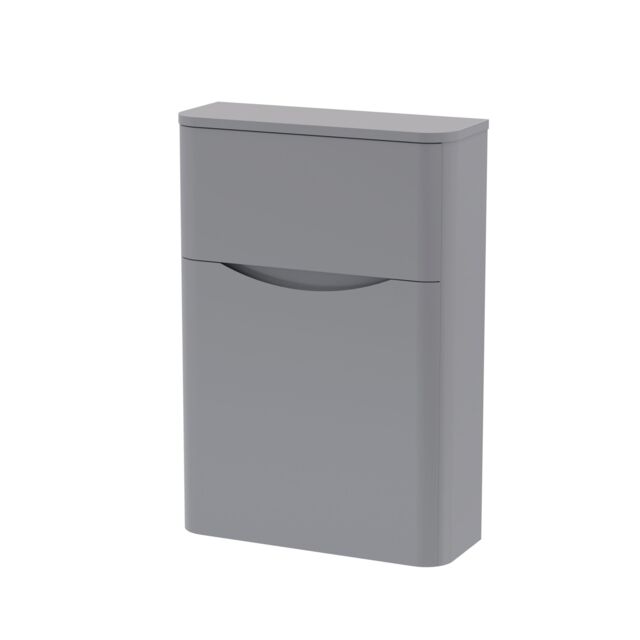 Balterley Bathroom Floor Standing Concealed Cistern Toilet Unit, Grey, 550mm in Grey - image 1
