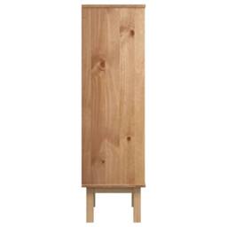 Berkfield Home Shoe Cabinet OTTA with 3 Drawers Brown Solid Wood Pine - thumbnail 5