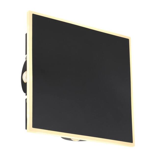 Netlighting Saidy 20cm Integrated LED Wall Lamp Matt Black LED 3000K - image 1