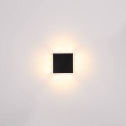 Netlighting Saidy 20cm Integrated LED Wall Lamp Matt Black LED 3000K - thumbnail 5