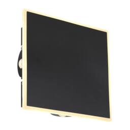 Netlighting Saidy 20cm Integrated LED Wall Lamp Matt Black LED 3000K