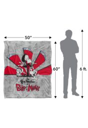 Cartoon Network Grim Adventures of Billy & Mandy Times Up Silky Touch Super Soft Throw Blanket 152 X 127 cm in White - thumbnail 5