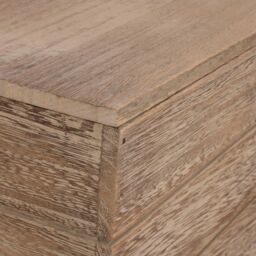 Red Hamper Oak Effect Heart Cut Handle Wooden Lidded Storage Box in Brown - Size: Small - thumbnail 5