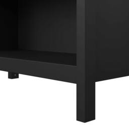 Wyld Haus Wildberry Matt Black 5 Shelf Wooden Bookcase - thumbnail 7
