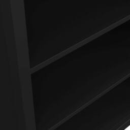 Wyld Haus Wildberry Matt Black 5 Shelf Wooden Bookcase - thumbnail 6