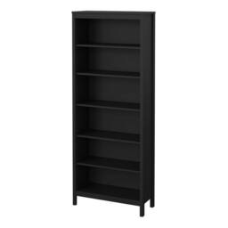 Wyld Haus Wildberry Matt Black 5 Shelf Wooden Bookcase - thumbnail 4