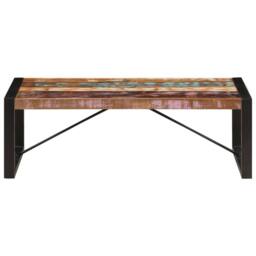 Berkfield Home Coffee Table 120x60x40 cm Solid Reclaimed Wood - Size: 120 x 60 x 40 cm - thumbnail 2