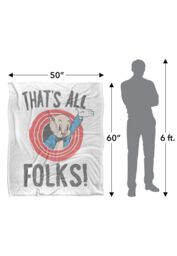 Warner Brothers Looney Tunes Officially Licensed Silky Touch Super Soft Throw Blanket 152 x 127 cm in White - thumbnail 5