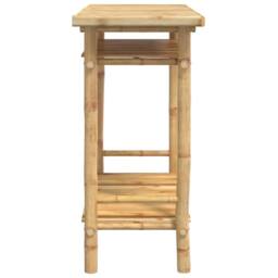 Berkfield Home Console Table 90x37x75 cm Bamboo in Brown - Size: 90 x 37 x 75 cm - thumbnail 4