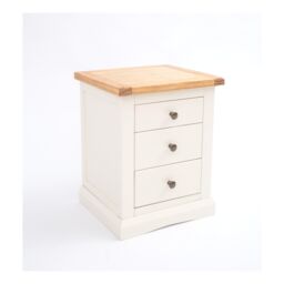 Cabinet Bits Castelli 3 Drawer Bedside Table in Off-White - thumbnail 3
