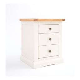 Cabinet Bits Castelli 3 Drawer Bedside Table in Off-White - thumbnail 2