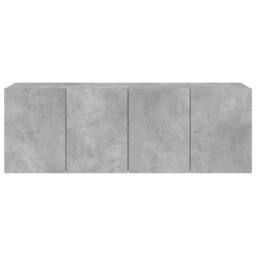 Berkfield Home TV Cabinets Wall-mounted 2 pcs Concrete Grey 60x30x41 cm - Size: 60 x 30 x 41 cm - thumbnail 7