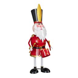 Samuel Alexander 44cm Hand Painted Metal Christmas Captain Santa Decoration - thumbnail 9