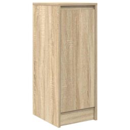 Berkfield Home Sideboard Sonoma Oak 29.5x34x76 cm Engineered Wood in Brown - thumbnail 2