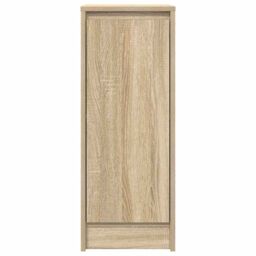 Berkfield Home Sideboard Sonoma Oak 29.5x34x76 cm Engineered Wood in Brown - thumbnail 6