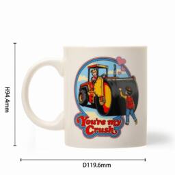 Steven Rhodes Your my crush white Mug Candle with Rose & Vanilla Scent - Size: Medium - thumbnail 3