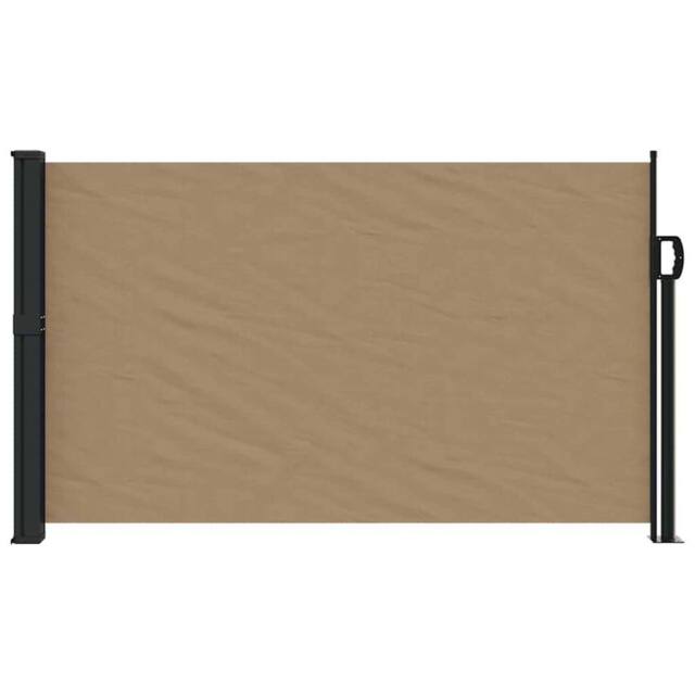 Berkfield Home Retractable Side Awning Taupe 117x300 cm - image 1