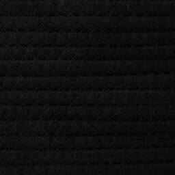 Berkfield Home Storage Baskets 2 pcs White & Black Cotton - thumbnail 8