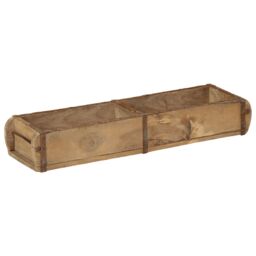 Berkfield Home Trays 4 pcs 60, 5x15x9 cm Solid Wood Reclaimed in Beige - Size: 5 x 15 x 9 cm - thumbnail 1