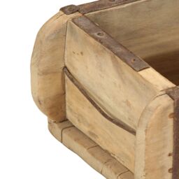 Berkfield Home Trays 4 pcs 60, 5x15x9 cm Solid Wood Reclaimed in Beige - Size: 5 x 15 x 9 cm - thumbnail 9