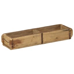 Berkfield Home Trays 4 pcs 60, 5x15x9 cm Solid Wood Reclaimed in Beige - Size: 5 x 15 x 9 cm - thumbnail 3