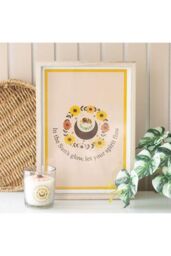 KDMD Let Your Spirit Flow Framed Wall Art Print in Cream - thumbnail 1