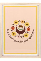 KDMD Let Your Spirit Flow Framed Wall Art Print in Cream - thumbnail 2