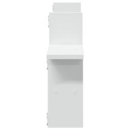 Berkfield Home Wall Shelves 2 pcs White 38x12x38 cm Engineered Wood - Size: 38 x 12 x 38 cm - thumbnail 5