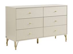 Vente-unique 6-Drawer Chest Of Drawers - Beige - LOUREO - thumbnail 4