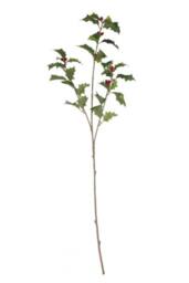 KDMD 63cm Green Holly Spray 3 Pack Christmas Ornament - thumbnail 3