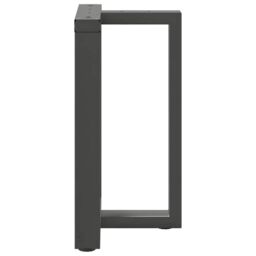 Berkfield Home Dining Table Legs T-Shaped¬†2 pcs Anthracite 60x35x(72-73) cm Steel in Black - thumbnail 5