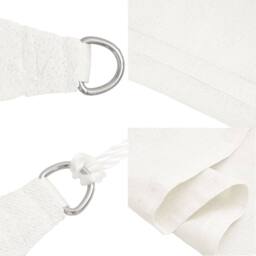 Berkfield Home Sunshade Sail 160 g/m ² White 3x5 m HDPE - thumbnail 6