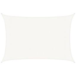 Berkfield Home Sunshade Sail 160 g/m ² White 3x5 m HDPE - thumbnail 3