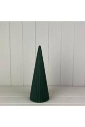 KDMD Green Ceramic Tree Decoration - 30mm in Dark Green - thumbnail 2