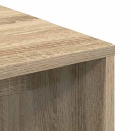Berkfield Home Sonoma Oak Writing Desk Sonoma oak Particle board Standard in Brown - thumbnail 8