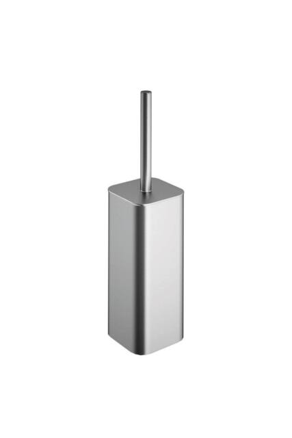 Cosmic Toilet brush & holder, Brushed stainless steel, NEA Collection in Metallic Silver - image 1