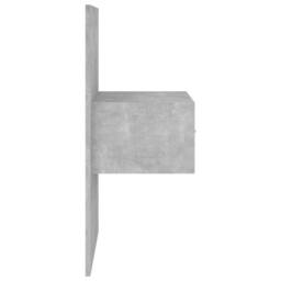 Berkfield Home Bed Headboard with Cabinets Concrete Grey Engineered Wood - thumbnail 5