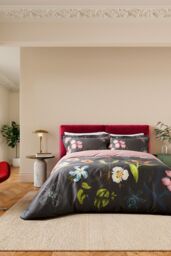 Ted Baker 'New Hampton' Cotton Duvet Cover Set in Charcoal - Size: Super King - thumbnail 1