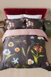 Ted Baker 'New Hampton' Cotton Duvet Cover Set in Charcoal - Size: Super King - thumbnail 4