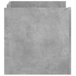Berkfield Home Durable Coffee Table Concrete Grey 80x50x50 cm Engineered Wood - Size: 80 x 50 x 50 cm - thumbnail 5