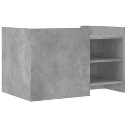 Berkfield Home Durable Coffee Table Concrete Grey 80x50x50 cm Engineered Wood - Size: 80 x 50 x 50 cm - thumbnail 6