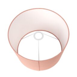 Ruma Blush Pink Linen Tapered Lampshade For Floor Lamps - Size: 20 inches - thumbnail 4