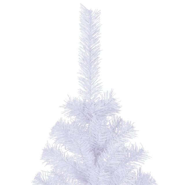 Berkfield Home Dense Artificial Christmas Tree with Steel Stand 210 cm 910 Branches in White - image 1