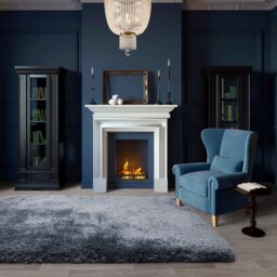 The Rug Shop UK Plain Dark Blue Modern Hand Made Easy to clean Area Rug - Size: 200 cm x 300 cm - thumbnail 1