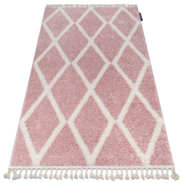 RugsX Berber Rug in Pink - Size: 160 cm x 220 cm - image 1